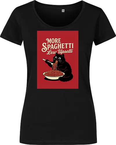 More spaghetti less upsetti hungry cat spaghetti 