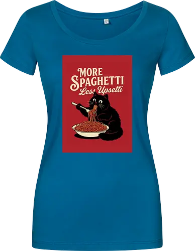 More spaghetti less upsetti hungry cat spaghetti 