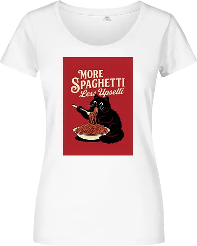 More spaghetti less upsetti hungry cat spaghetti 
