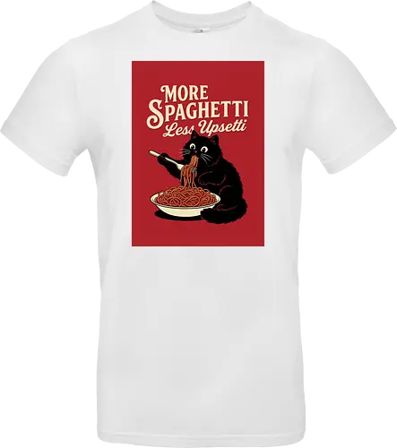 More spaghetti less upsetti hungry cat spaghetti 