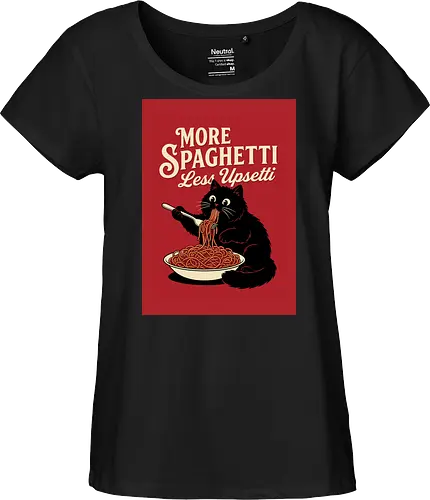 More spaghetti less upsetti hungry cat spaghetti 