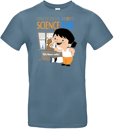 Aperture Science Fair - Gateway, aperature, Glados, Portal Gun, Science Fair - Standard T-Shirt