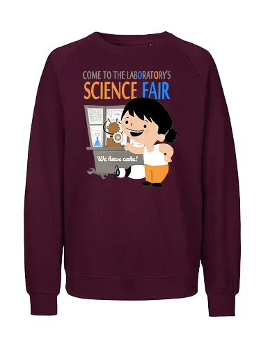 Aperture Science Fair - Gateway, aperature, Glados, Portal Gun, Science Fair - Fairtrade Sweatshirt