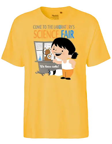 Aperture Science Fair - Gateway, aperature, Glados, Portal Gun, Science Fair - Fairtrade T-Shirt