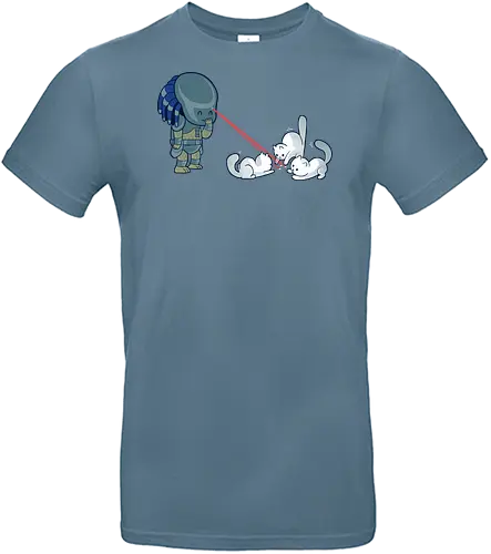 PredatAAAWWW - predator, cats, laserpointer, movies - Standard T-Shirt