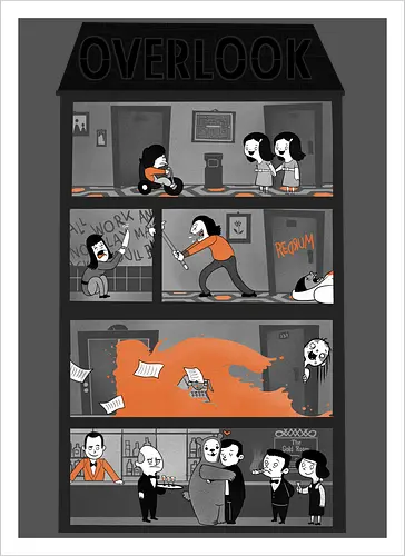 Welcome To The Overlook - The Shining, Overlook Hotel, movies - Kunstdruck