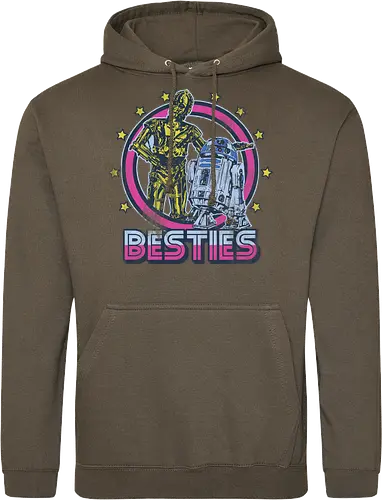 Retro Roboter Besties – Bestes Duo der Galaxis