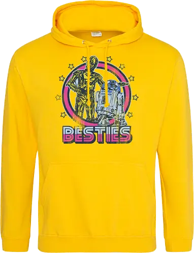 Retro Roboter Besties – Bestes Duo der Galaxis