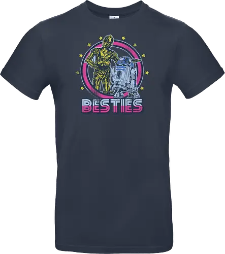 Retro Roboter Besties – Bestes Duo der Galaxis
