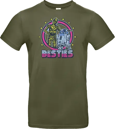 Retro Roboter Besties – Bestes Duo der Galaxis