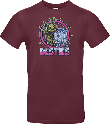 Retro Roboter Besties – Bestes Duo der Galaxis