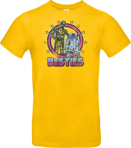 Retro Roboter Besties – Bestes Duo der Galaxis