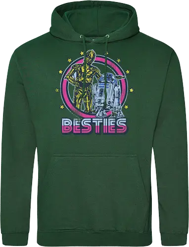 Retro Roboter Besties – Bestes Duo der Galaxis