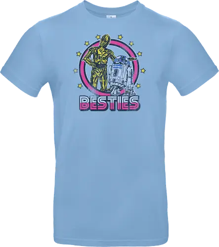 Retro Roboter Besties – Bestes Duo der Galaxis