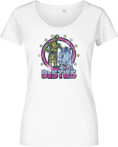 Retro Roboter Besties – Bestes Duo der Galaxis