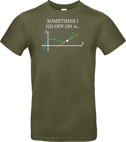 Math Teacher Gifts - Sometimes I go Off on a Tangent