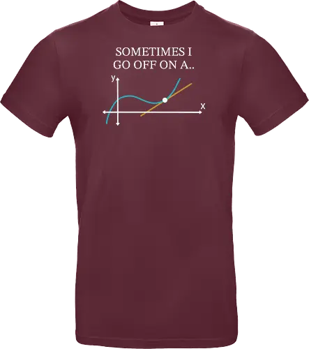 Math Teacher Gifts - Sometimes I go Off on a Tangent