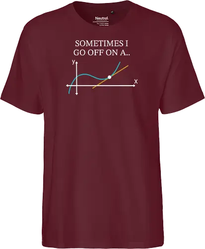 Math Teacher Gifts - Sometimes I go Off on a Tangent