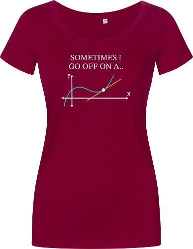 Math Teacher Gifts - Sometimes I go Off on a Tangent