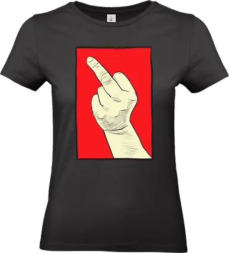 F**K OFF - Fuck off, egal, scheißegal, nonazis, againstviolence, peace, fckafd - Standard T-Shirt (Frauen)