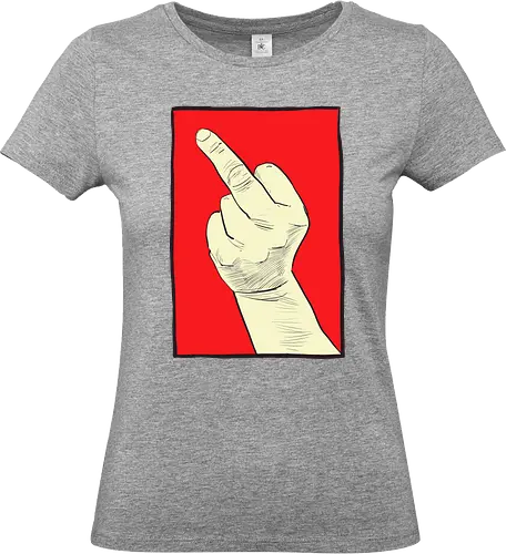 F**K OFF - Fuck off, egal, scheißegal, nonazis, againstviolence, peace, fckafd - Standard T-Shirt (Frauen)