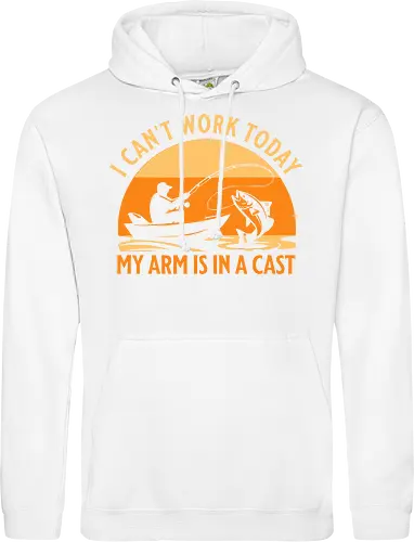 Ich Kann Heute Nicht Arbeiten, Mein Arm Ist Im Gips – Lustiges Angler T-Shirt