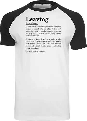 Leaving Definition Lustiger Büro Humor Feierabend