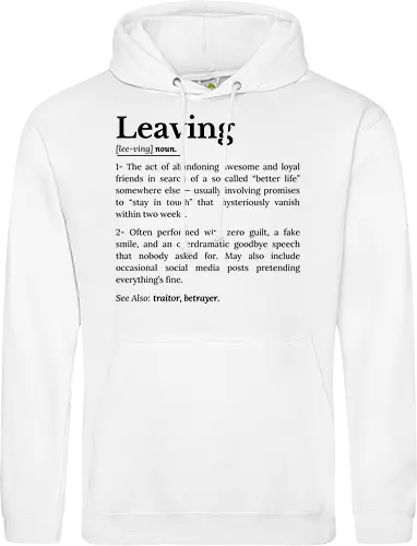 Leaving Definition Lustiger Büro Humor Feierabend