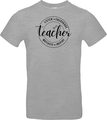 Teacher Listen Encourage Inspire Lustiges Lehrer