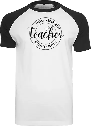Teacher Listen Encourage Inspire Lustiges Lehrer
