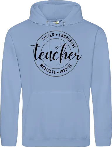 Teacher Listen Encourage Inspire Lustiges Lehrer