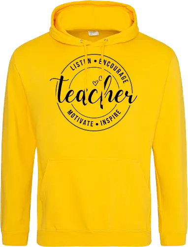 Teacher Listen Encourage Inspire Lustiges Lehrer