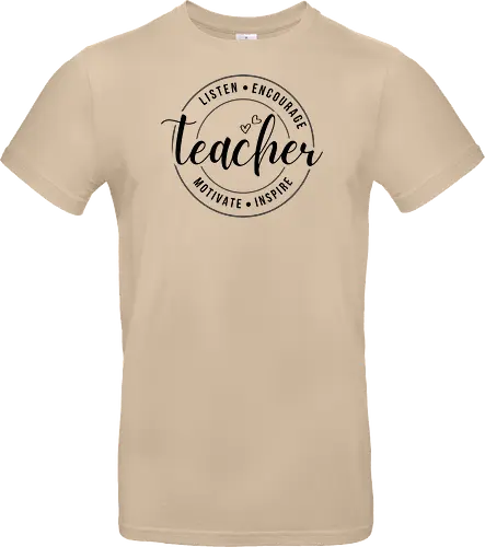 Teacher Listen Encourage Inspire Lustiges Lehrer