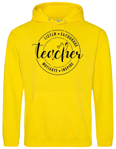 Teacher Listen Encourage Inspire Lustiges Lehrer