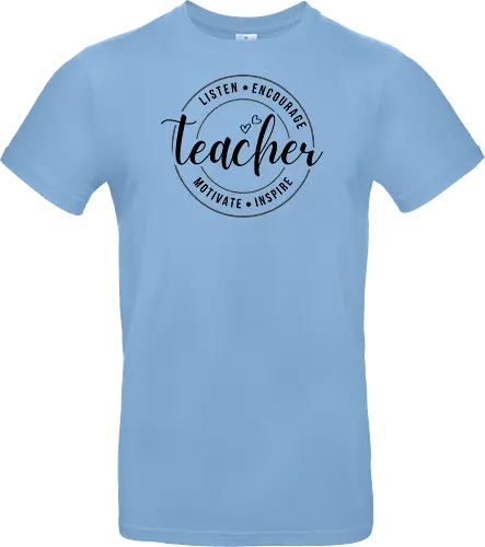Teacher Listen Encourage Inspire Lustiges Lehrer