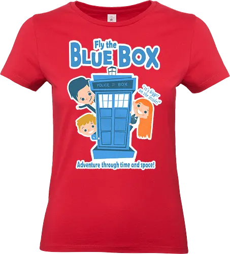 Fly The Blue Box - Doctor, Tardis - Standard T-Shirt (Frauen)