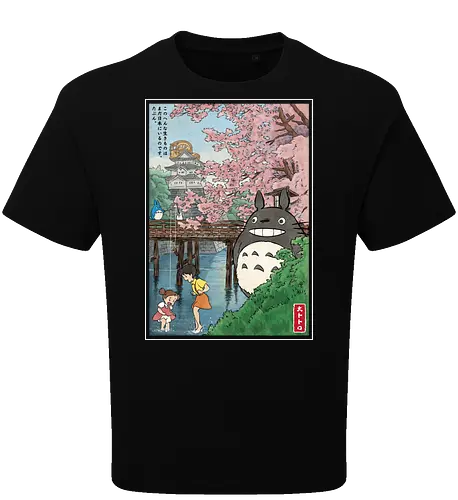 Castles and cherry blossoms with my neighbor