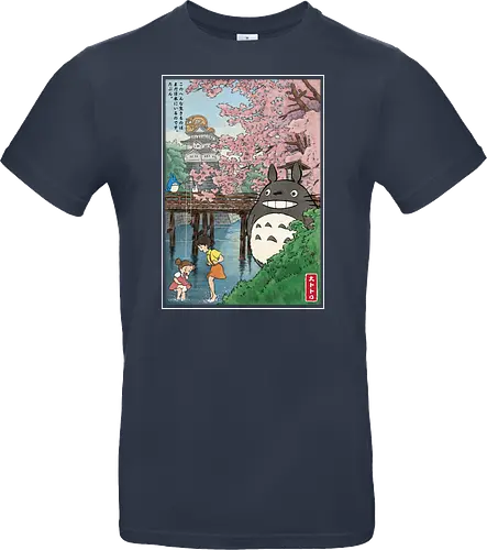 Castles and cherry blossoms with my neighbor