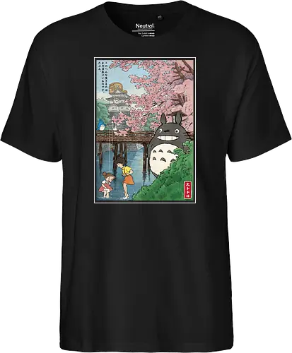 Castles and cherry blossoms with my neighbor