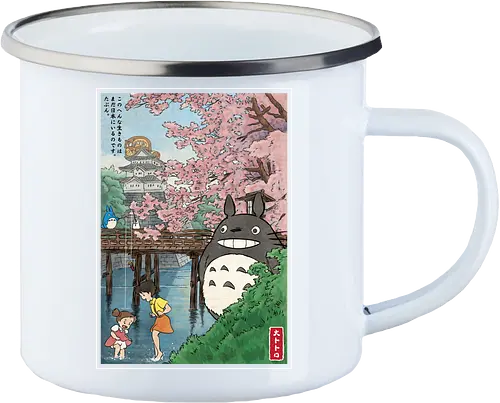 Castles and cherry blossoms with my neighbor