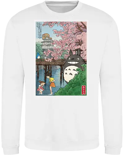 Castles and cherry blossoms with my neighbor