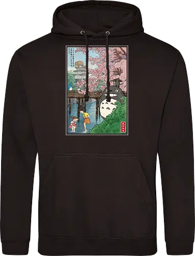 Castles and cherry blossoms with my neighbor