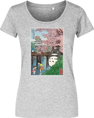 Castles and cherry blossoms with my neighbor