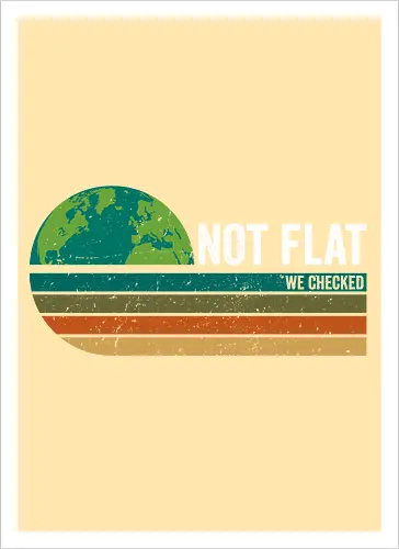 Not flat we checked vintage
