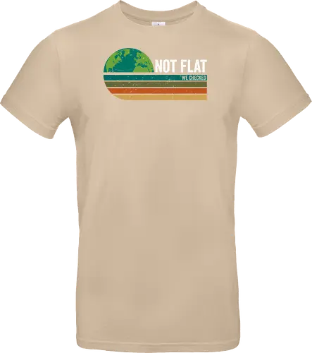 Not flat we checked vintage