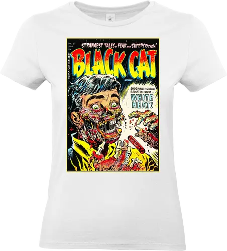Schmelzendes Gesicht Horror Vintage 1950er Comic Golden Age Retro - Horror-T-Shirt mit schmelzendem Gesicht, Vintage-Horrorcomic-T-Shirt, Horror-Kleidung im Stil der 1950er Jahre, Pre-Code-Horror-T-Shirt, Golden-Age-Horror-T-Shirt, Kleidung mit Kunstmotiv eines schmelzenden Gesichts, Vintage-Gore-T-Shirt, Retro-Horrorcomic-T-Shirt, T-Shirt mit verstörendem Vintage-Kunstmotiv, Harvey-Horror-Kleidung, T-Shirt mit klassischem Horror-Covermotiv, T-Shirt mit Pulp-Horror-Kunstmotiv, Kleidung mit gruseligem Vintage-Gesichtsmotiv, Old-School-Horror-T-Shirt, T-Shirt mit Comic-Kunst der Golden Age - Standard T-Shirt (Frauen)