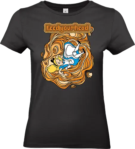 Feed your head - Alice in Wonderland, Mushrooms, Psychedelia - Standard T-Shirt (Frauen)
