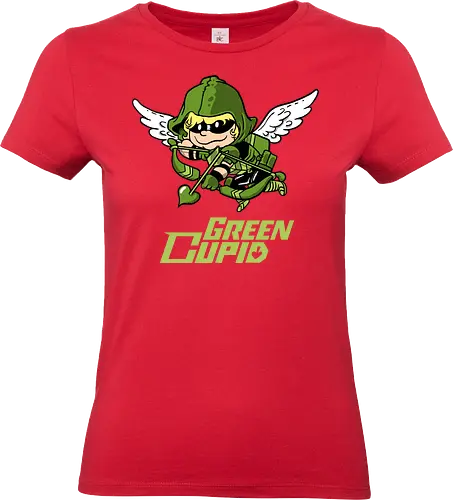 Green Cupid - Comic, Movie, Love, Cupid - Standard T-Shirt (Frauen)
