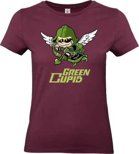 Green Cupid - Comic, Movie, Love, Cupid - Standard T-Shirt (Frauen)