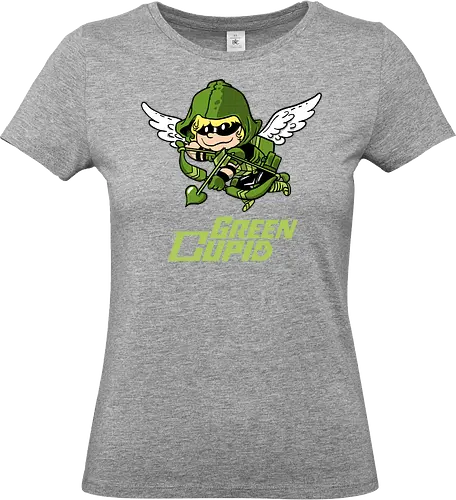 Green Cupid - Comic, Movie, Love, Cupid - Standard T-Shirt (Frauen)